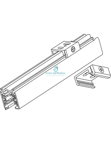 Wiva 41900131 Kit soporte techo color blanco